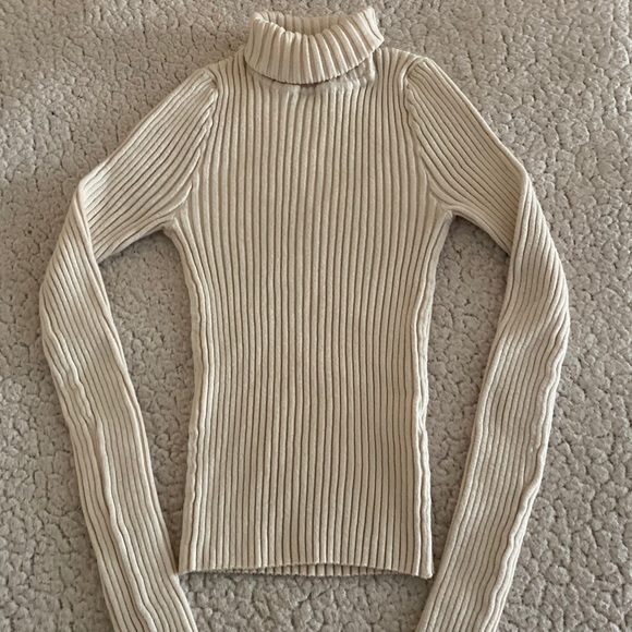 ASOS Roll Knit Sweater in Fine Knit Rib - Picture 6 of 8